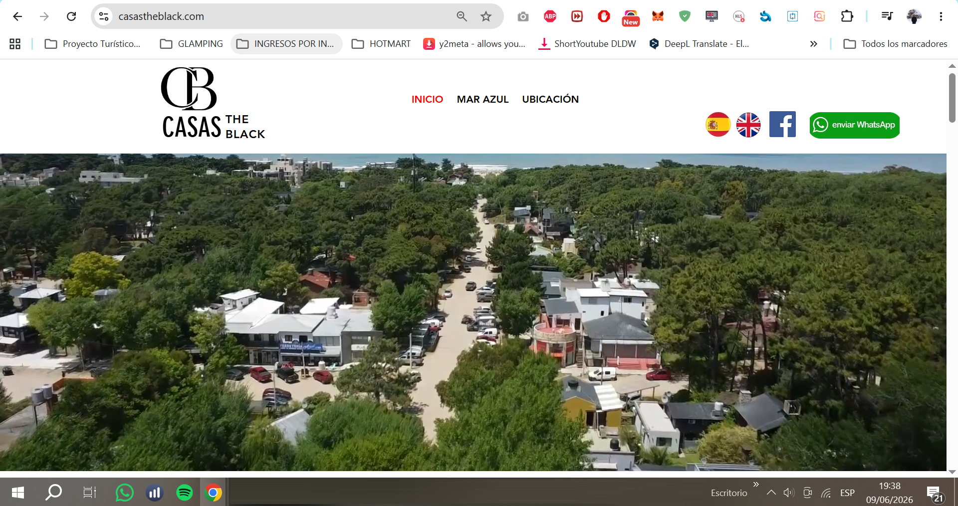 Sitio Web Casas The Black